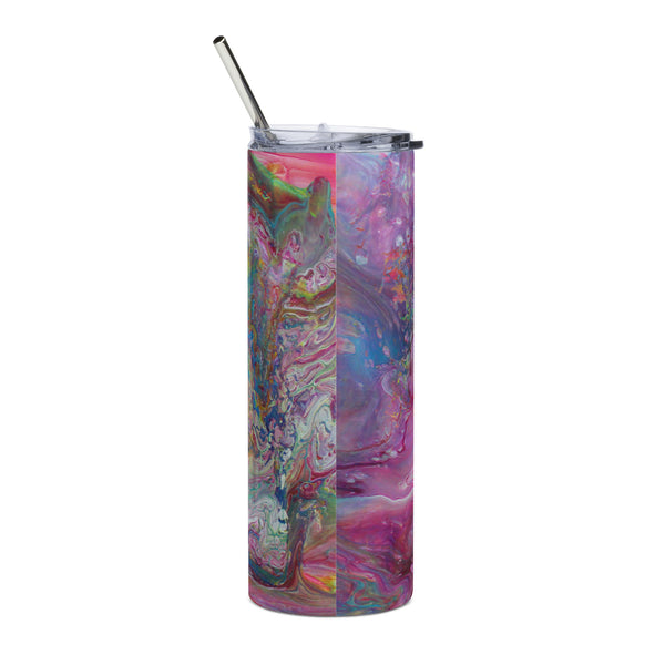 Cracked Colors Stainless steel tumbler